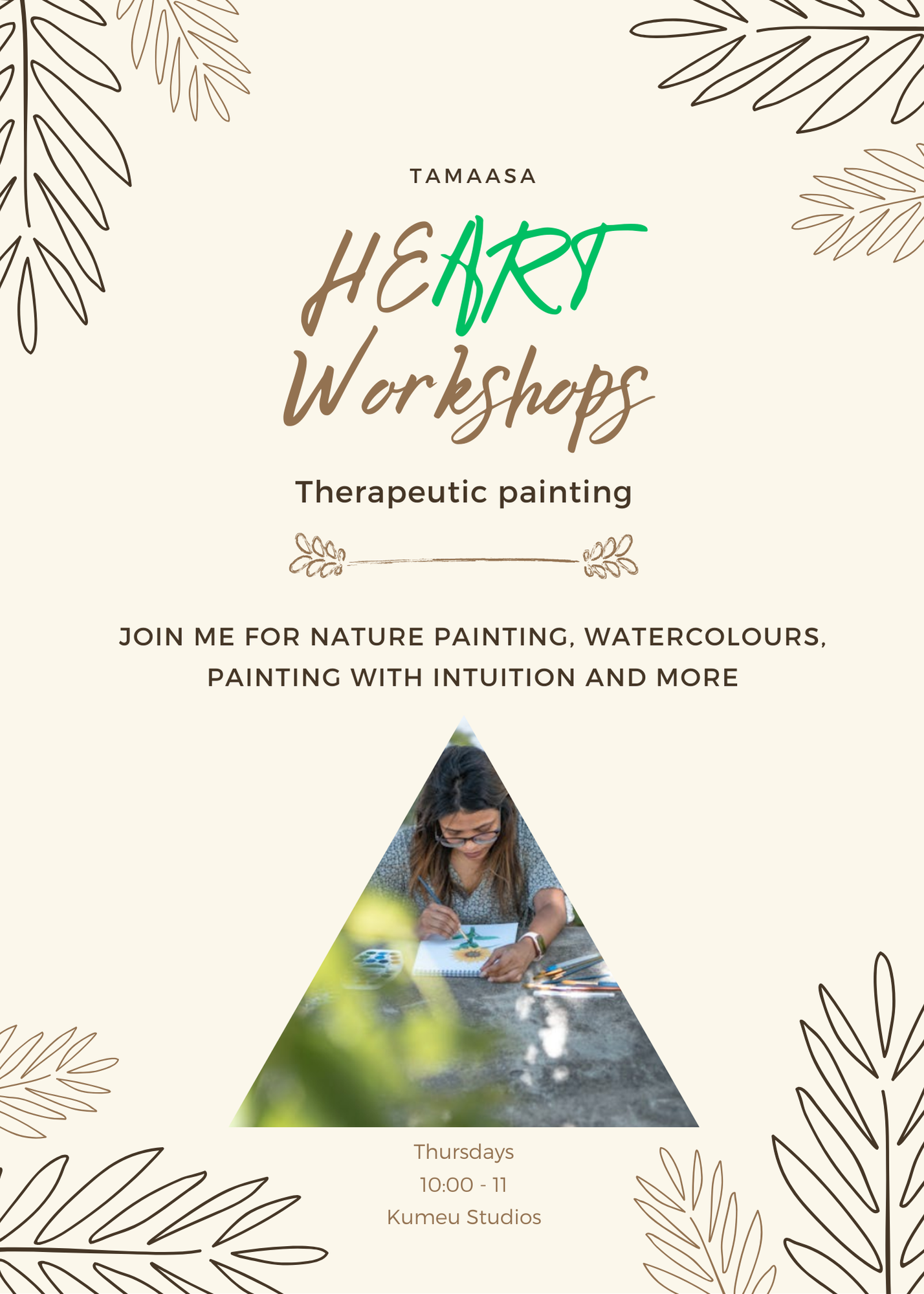 ADULTS HEART Art workshops (Subscription 7 Classes)