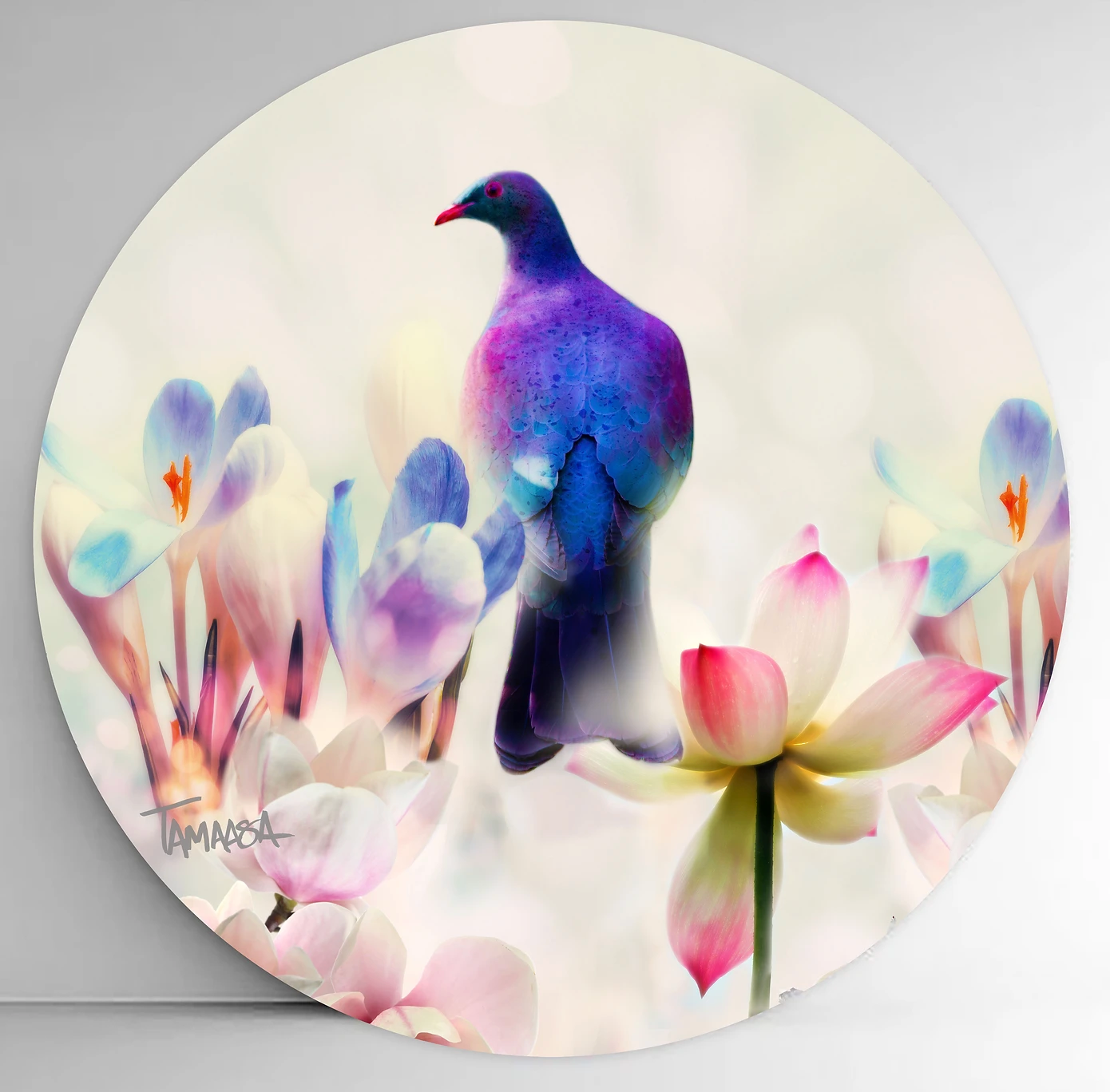 Kereru Dazzle Aluminium artwork