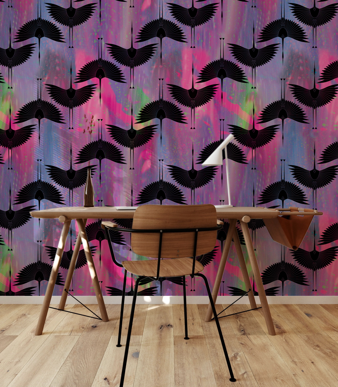 Birds of a feather Wall mural