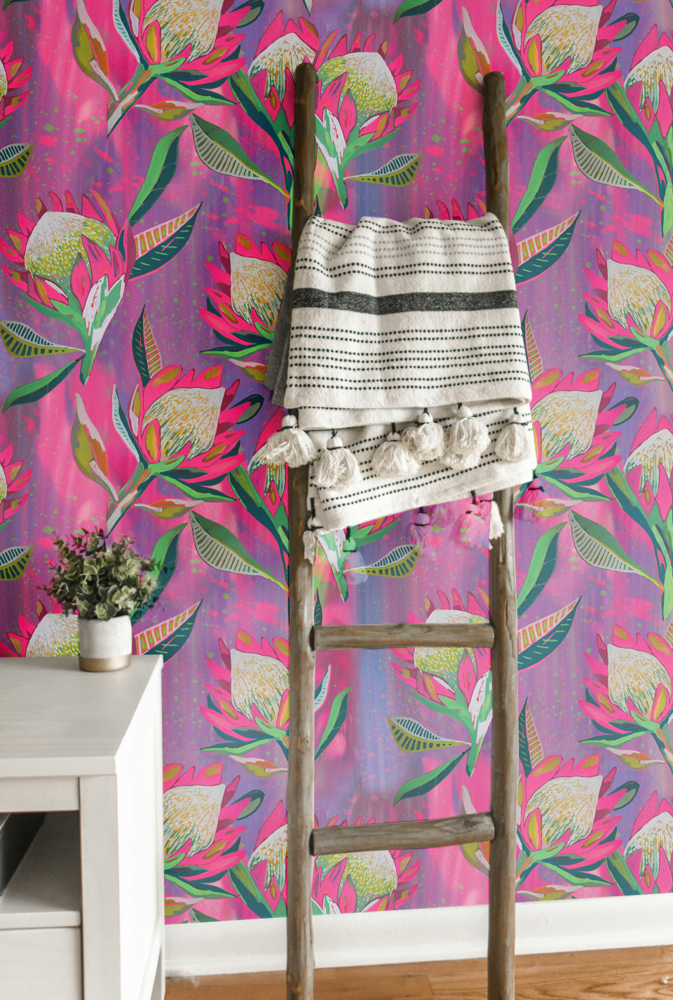 Protea Rainbow Wall mural