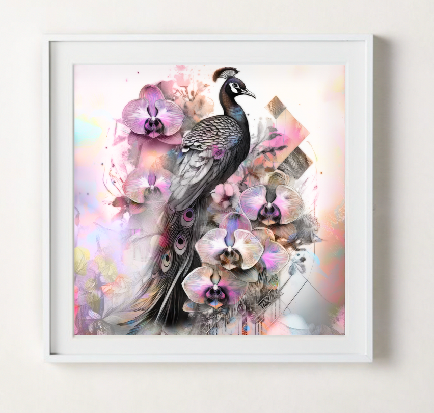 Peacock Serenades Prints